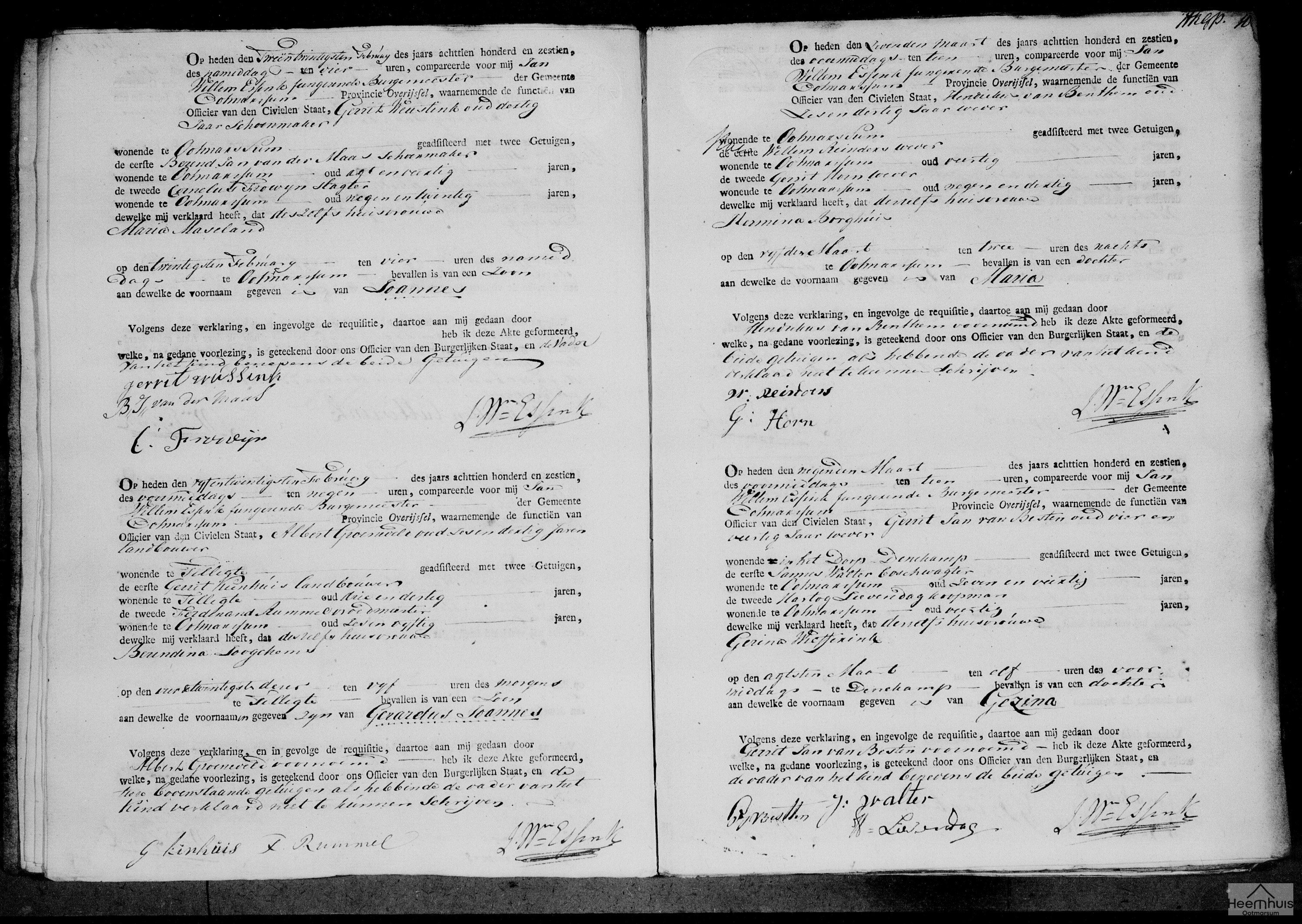 Geboorteakte van Gerardus Joannes Groeneveld